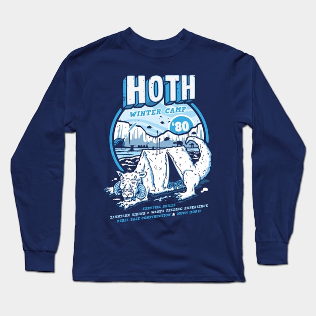 Hoth Winter Camp Long Sleeve T-Shirt by Olipop